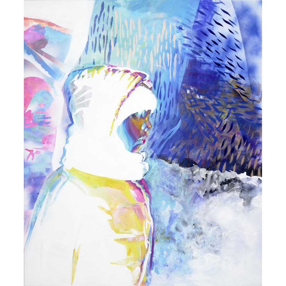 Daria Gabruk: o.T. 2022 , Acryl auf Leinwand