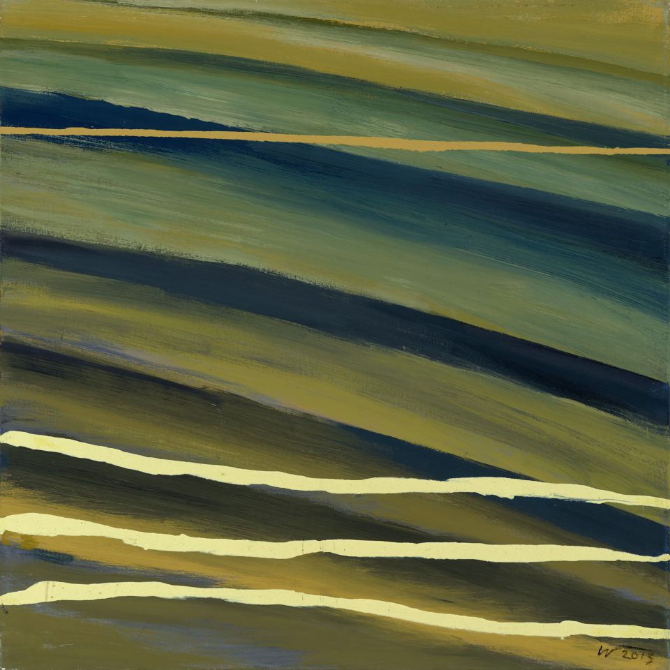Matthias Wegehaupt: An der See. 2013, Acryl und Öl auf Leinwand