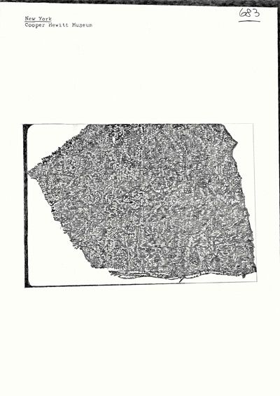 Juliane Laitzsch: Recherchematerial, s/w Kopie, Bleistift auf Papier, 59,7 × 42 cm, 2013