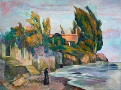 Mechthild Mannewitz: frei nach Böcklin, 2009