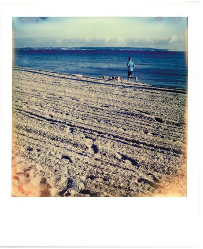 Lutz Grünke: aus der Reihe STRAND (Diasec nach Polaroid)