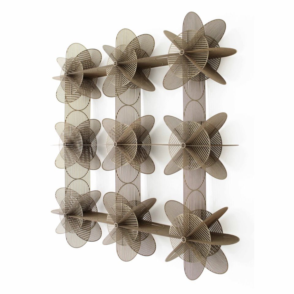 Stine Albrecht: Transparenz. 2021, Pressspan, Laserschnitt, 140x140 cm