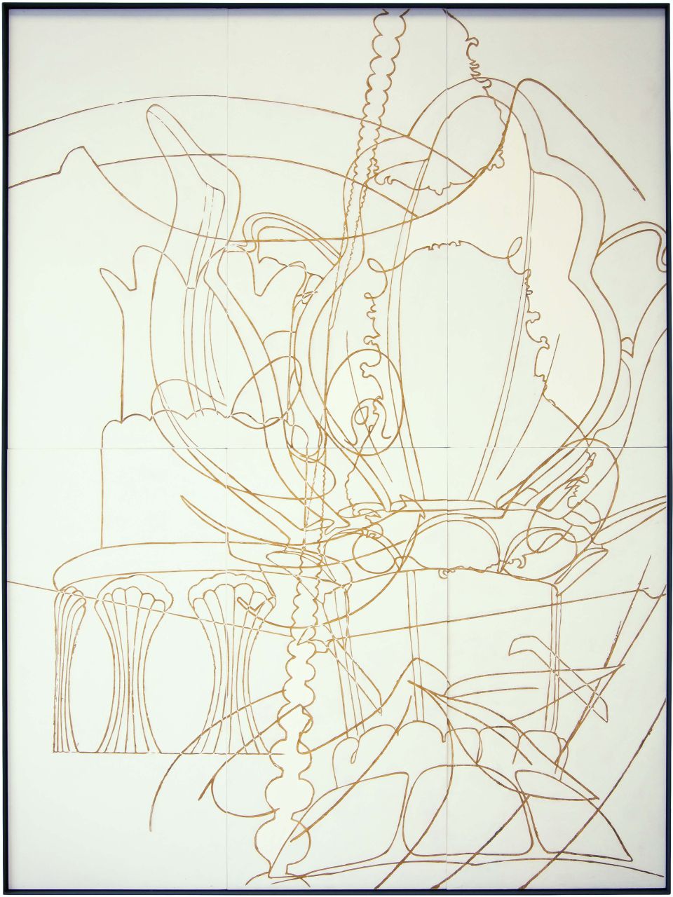 Ellen Möckel: Goody (CB1). Lack auf graviertem Holz, 2020