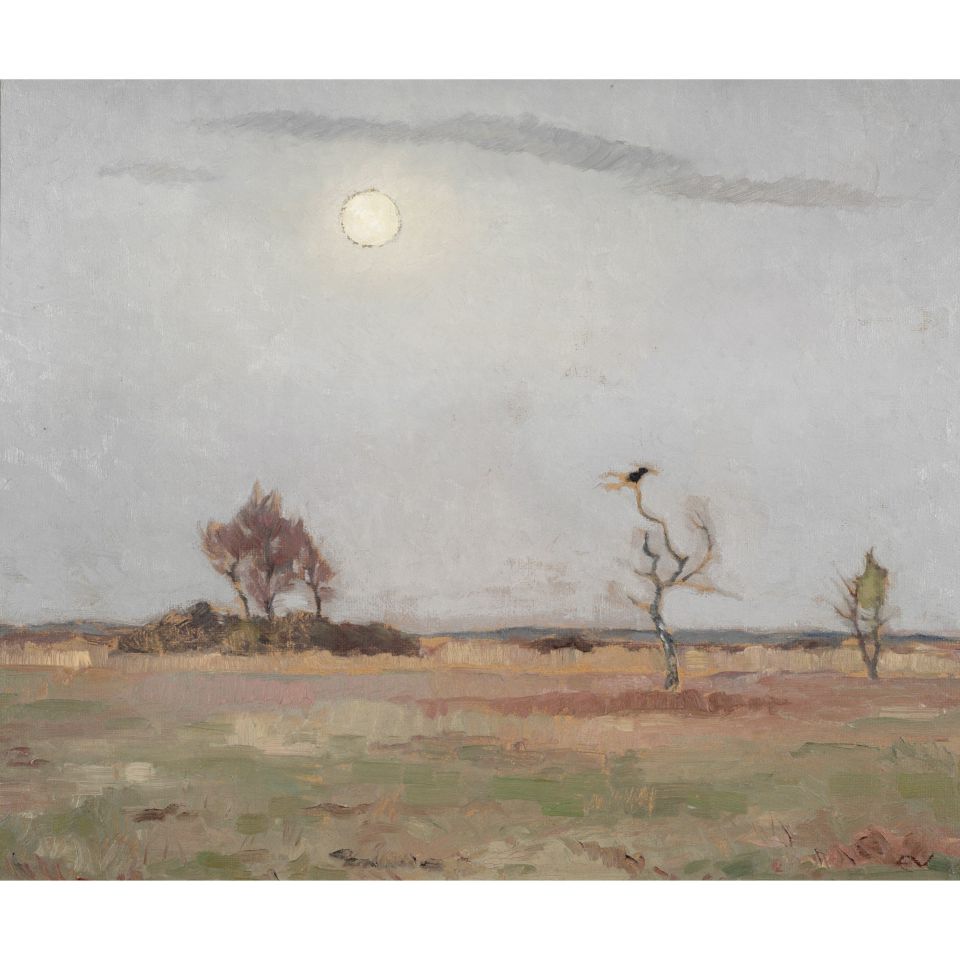 Erich Venzmer: Vorfrühling. o.J. Öl (Kulturhistorisches Museum Rostock)