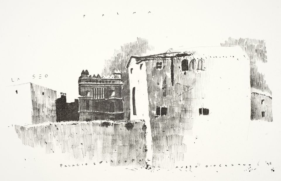 Andreas Braun | Palma | Lithografie | 1992 | E/A | 32 x 47,5 cm
