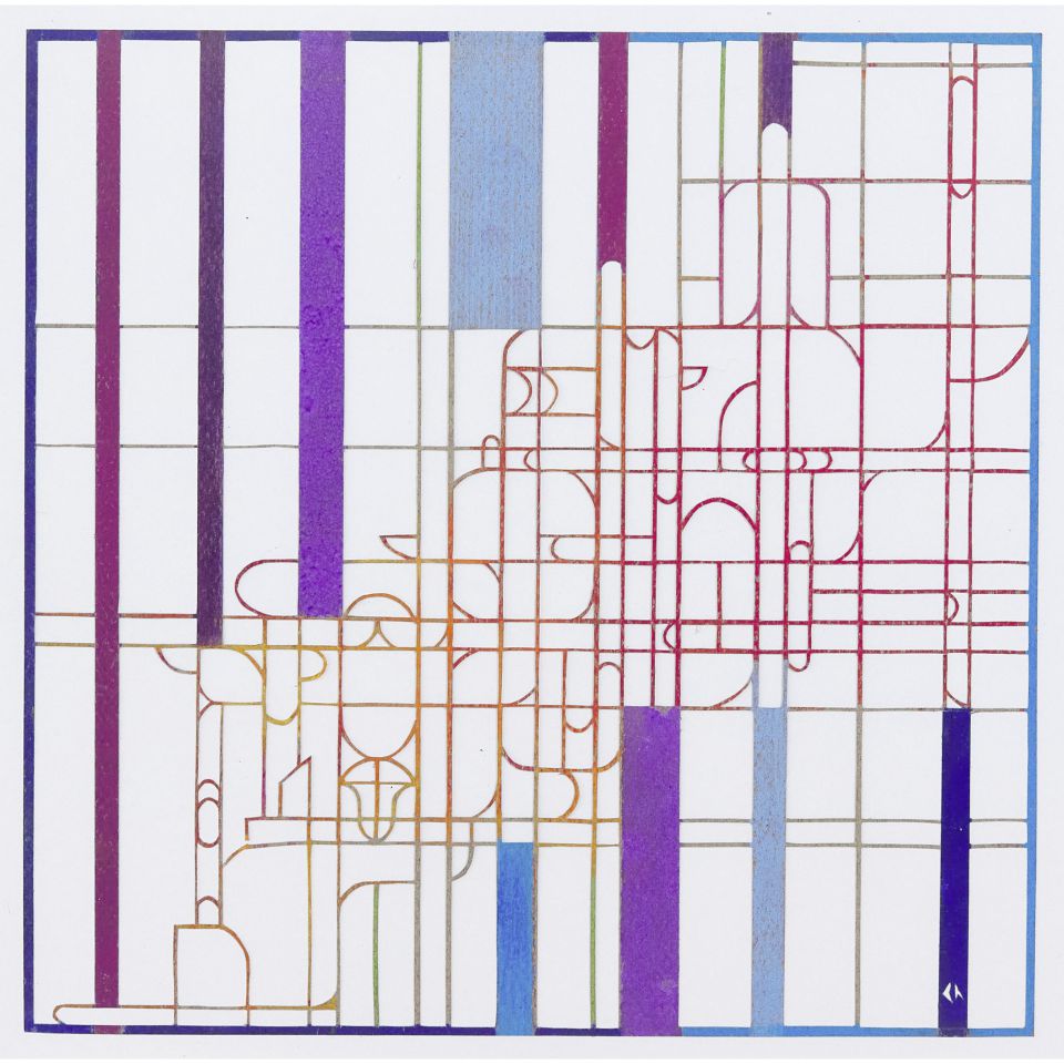 Christoph Chciuk, Papierschnitt, coloriert