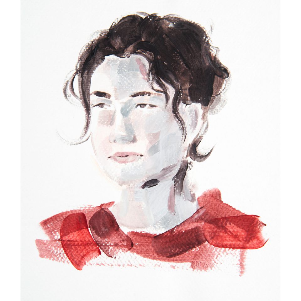 Anna Vogt: Nachklang. Aquarell